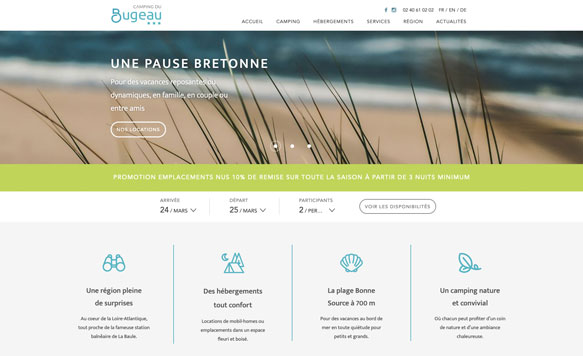 Camping du Bugeau [site responsive]