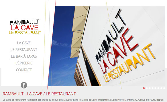 Cave et Restaurant Rambault [site responsive]